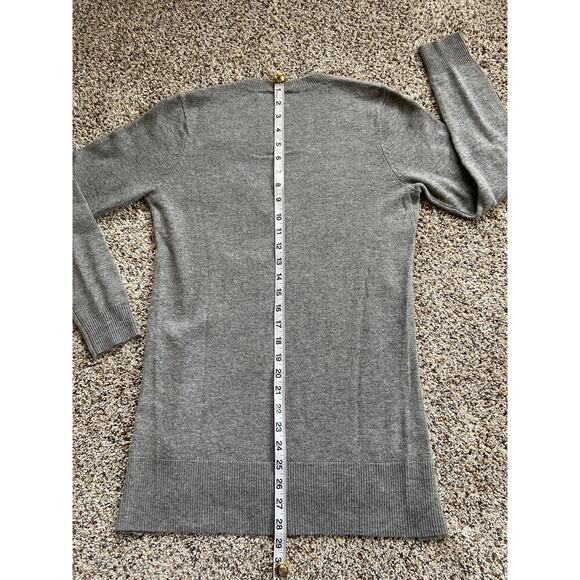 AG Adriano Goldschmied size XS Sweater V-neck Tunic WOOL/CASHMERE GRAY B25 - Picture 10 of 11